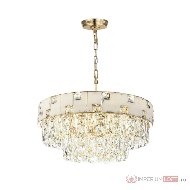 Люстра Odeon Light HALL ODL24 49 5076/11 E14 11*40W CHESSI Белый от ImperiumLoft