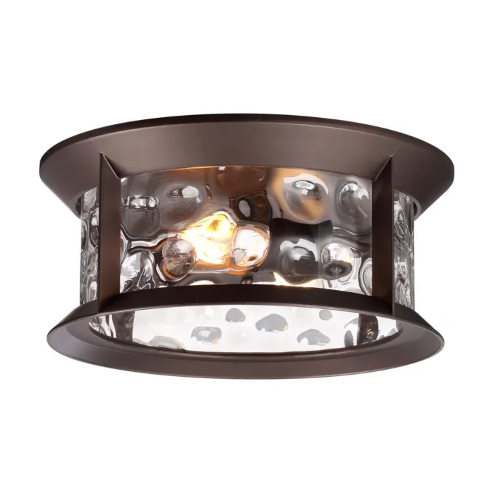 Ландшафтный потолочный светильник E27 2*60W IP44 MAVRET 4961/2C NATURE ODL22 637 Коричневый от ImperiumLoft