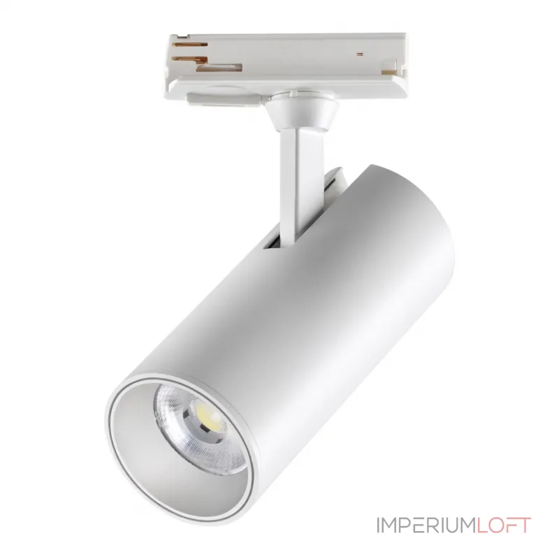 Светильник трековый однофазный трехжильный Novotech PORT NT23 121 359160 IP20 LED 24W 220V 4000К 2300Лм SELENE Белый