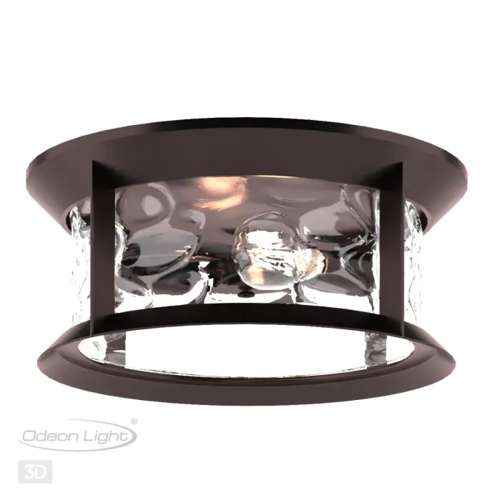 Ландшафтный потолочный светильник E27 2*60W IP44 MAVRET 4961/2C NATURE ODL22 637 Коричневый от ImperiumLoft