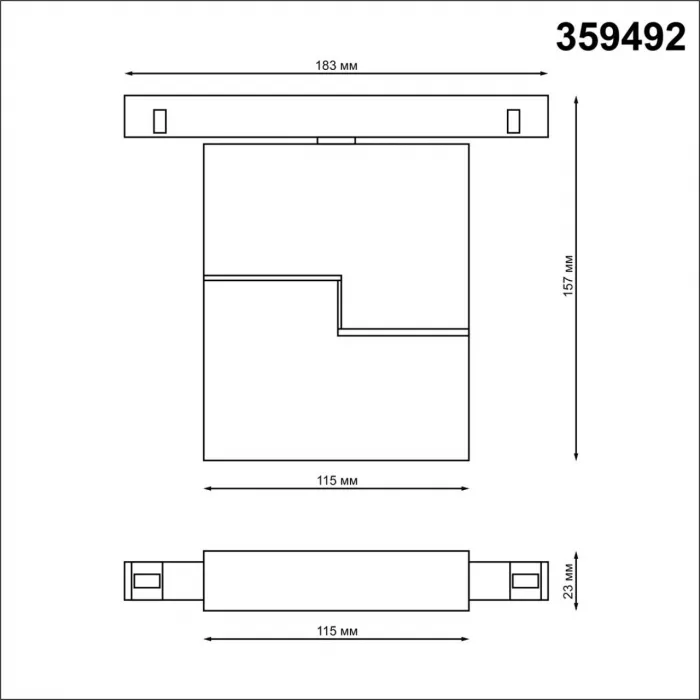 Трековый смарт-светильник Novotech Shino 6699/35L от ImperiumLoft