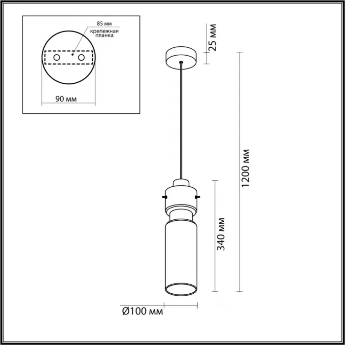 Подвесной светильник Odeon Light PENDANT ODL24 323 5057/1B E27 1*40W SCROW Прозрачный от ImperiumLoft