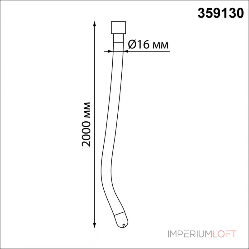Светильник светодиодный "Гибкий неон" RAMO Novotech KONST NT23 188 359130 IP20 LED 3000K 25W 170-265V 2500Лм RAMO Белый
