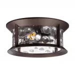 Ландшафтный потолочный светильник E27 2*60W IP44 MAVRET 4961/2C NATURE ODL22 637 Коричневый от ImperiumLoft