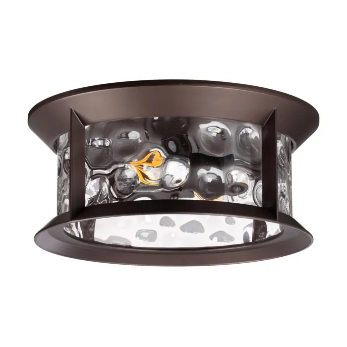 Ландшафтный потолочный светильник E27 2*60W IP44 MAVRET 4961/2C NATURE ODL22 637 Коричневый от ImperiumLoft
