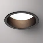 Светильник встраиваемый светодиодный Novotech SPOT NT23 282 359235 IP20 LED 9W 220V 540Лм 3000К TRAN Чёрный от ImperiumLoft