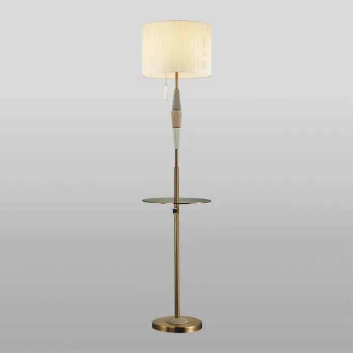 Напольный светильник Odeon Light CLASSIC ODL_EX24 77 5403/1F E27 1*60W LATTE Белый от ImperiumLoft