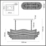 Люстра Odeon Light HALL ODL24 505 5073/15 E14 15*40W WAYTA Прозрачный от ImperiumLoft