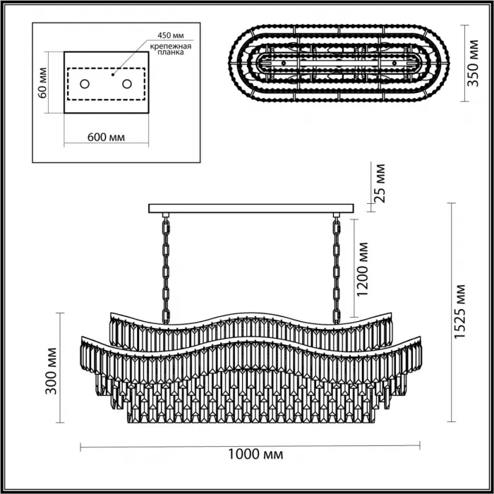 Люстра Odeon Light HALL ODL24 505 5073/15 E14 15*40W WAYTA Прозрачный от ImperiumLoft