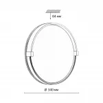 Настенно-потолочный светильник Сонекс Pale 30вт ø340 8099/8C от ImperiumLoft