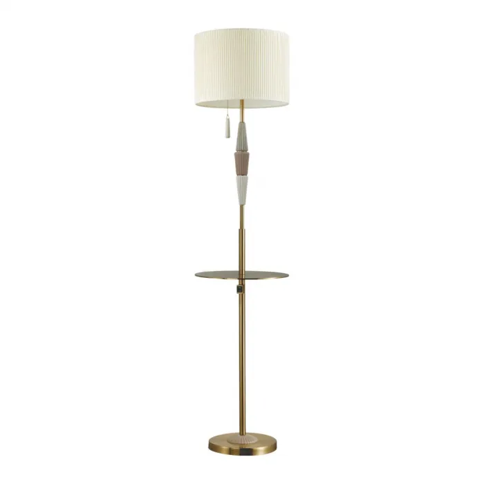 Напольный светильник Odeon Light CLASSIC ODL_EX24 77 5403/1F E27 1*60W LATTE Белый от ImperiumLoft