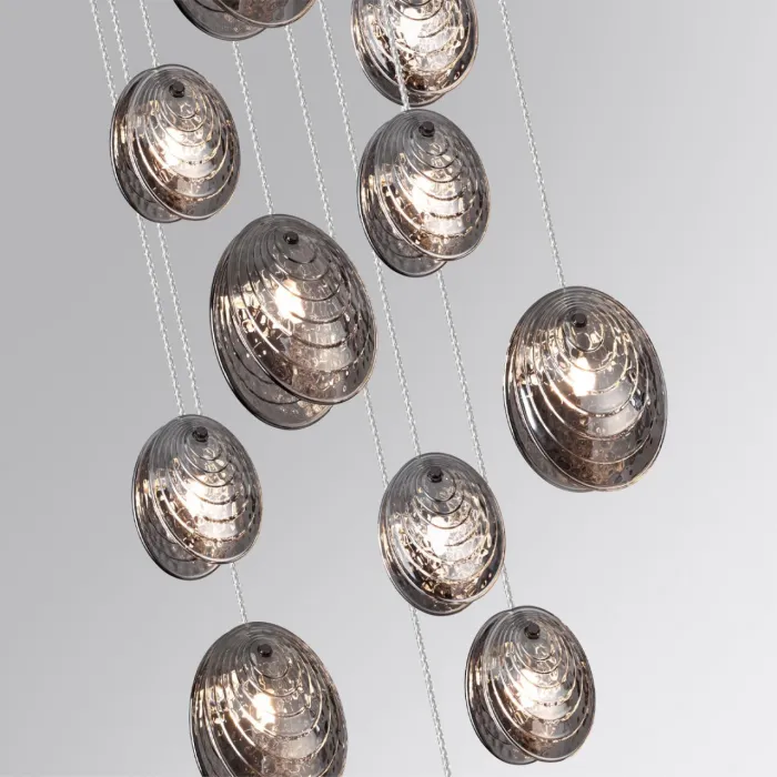 Люстра Odeon Light MODERN ODL24 295 5038/11 G9 11*40W MUSSELS Чёрный от ImperiumLoft