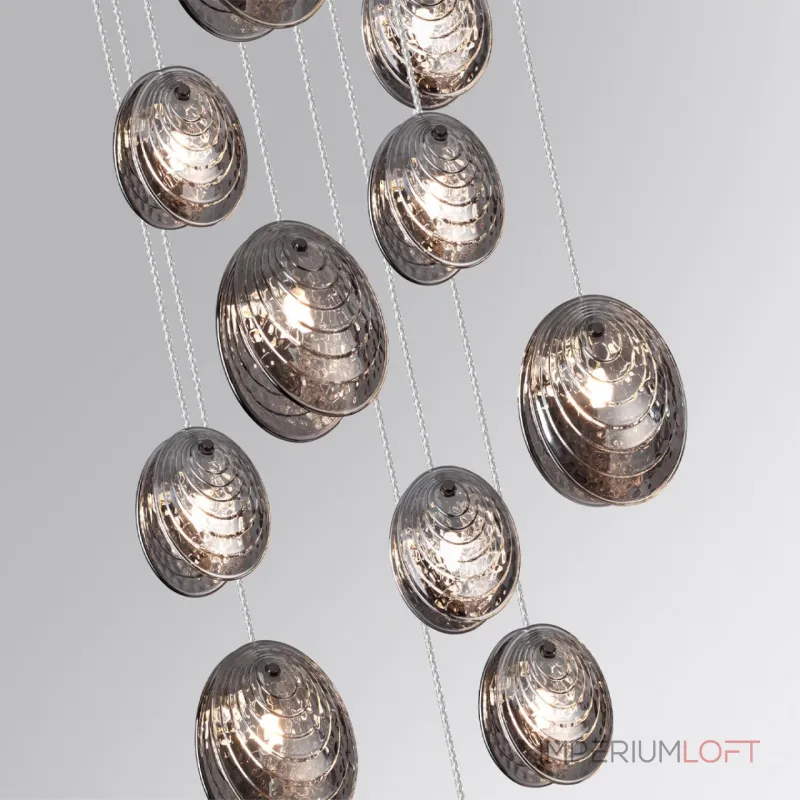 Подвесная люстра Odeon Light MODERN ODL24 295 5038/11 G9 11*40W MUSSELS 