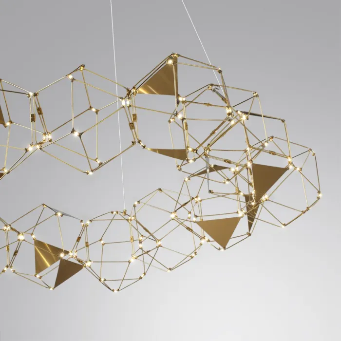 Люстра LED 68W 4000K 3740Лм TRELLIS 5086/68L L-VISION ODL25 Бронза от ImperiumLoft