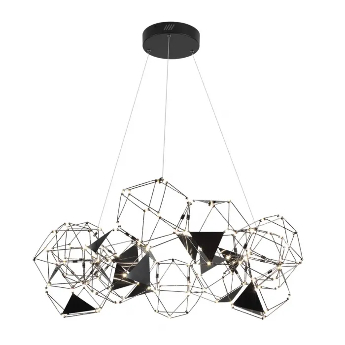 Люстра LED 56W 4000K 3360Лм TRELLIS 5087/56L L-VISION ODL25 Черный от ImperiumLoft