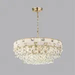 Люстра Odeon Light HALL ODL24 49 5076/12 E14 12*40W CHESSI Белый от ImperiumLoft