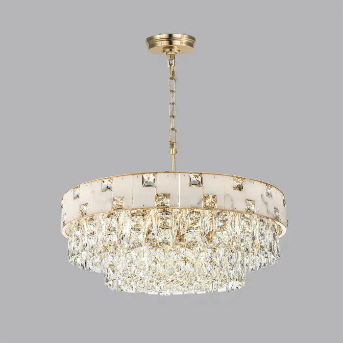 Люстра Odeon Light HALL ODL24 49 5076/12 E14 12*40W CHESSI Белый от ImperiumLoft