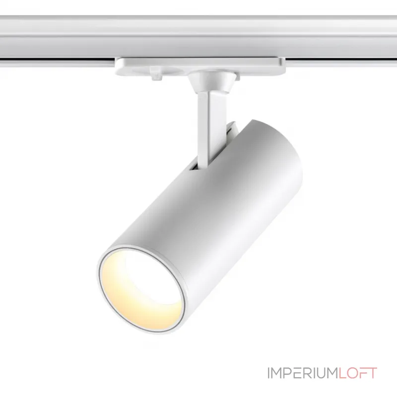 Светильник трековый однофазный трехжильный Novotech PORT NT23 120 359151 IP20 LED 15W 220V 3000К 1440Лм SELENE Белый