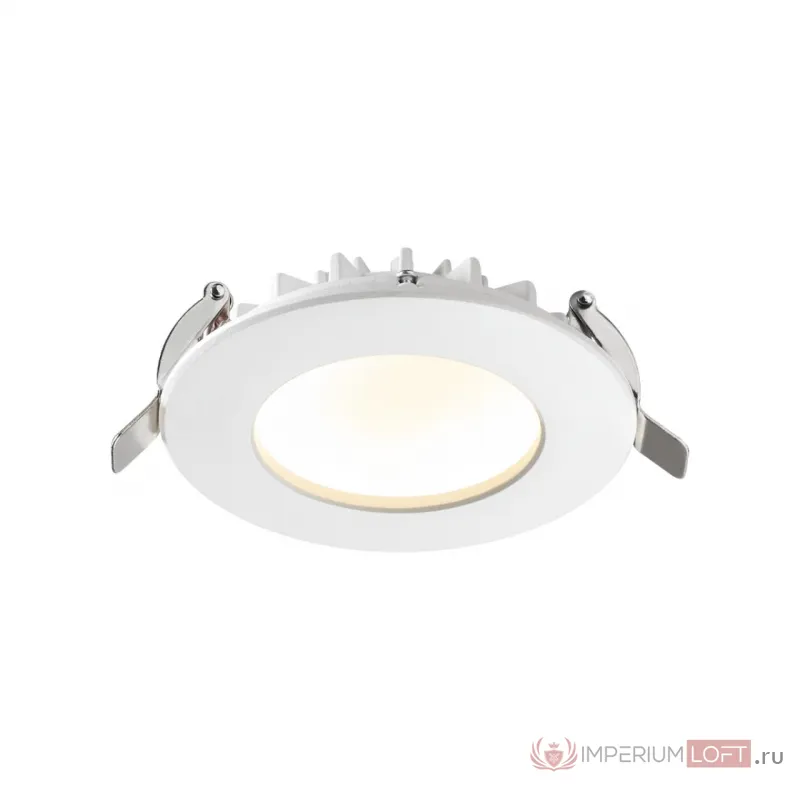 Светильник встраиваемый светодиодный IP20 LED 8W 560Лм 3000K 100-240V GESSO 358805 SPOT NT21 292 Белый от ImperiumLoft