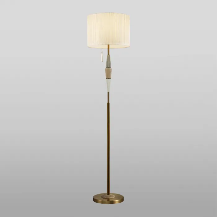 Напольный светильник Odeon Light CLASSIC ODL_EX24 77 5403/1FA E27 1*60W LATTE Белый от ImperiumLoft
