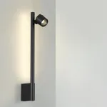 Светильник настенный диммируемый (выключатель) IP20 LED 7W+7W 4000K 220-240V FERMO 359313 OVER NT24 000 Черный