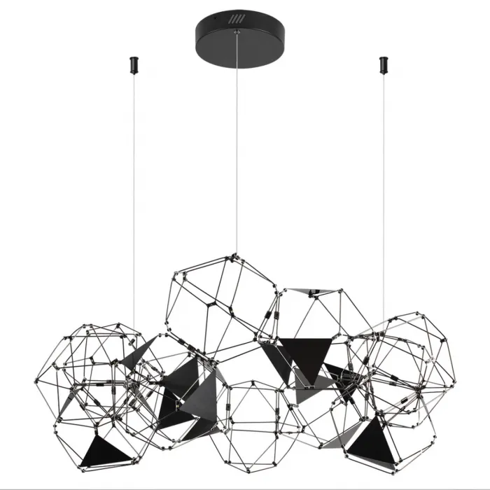 Люстра LED 56W 4000K 3360Лм TRELLIS 5087/56L L-VISION ODL25 Черный от ImperiumLoft