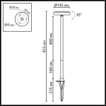 Ландшафтный светильник Odeon light Nature 7189/6GL