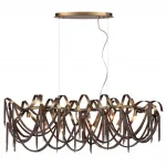 Подвесная люстра Odeon Light HALL ODL24 397 5066/10 G9 10*40W CHAINY 