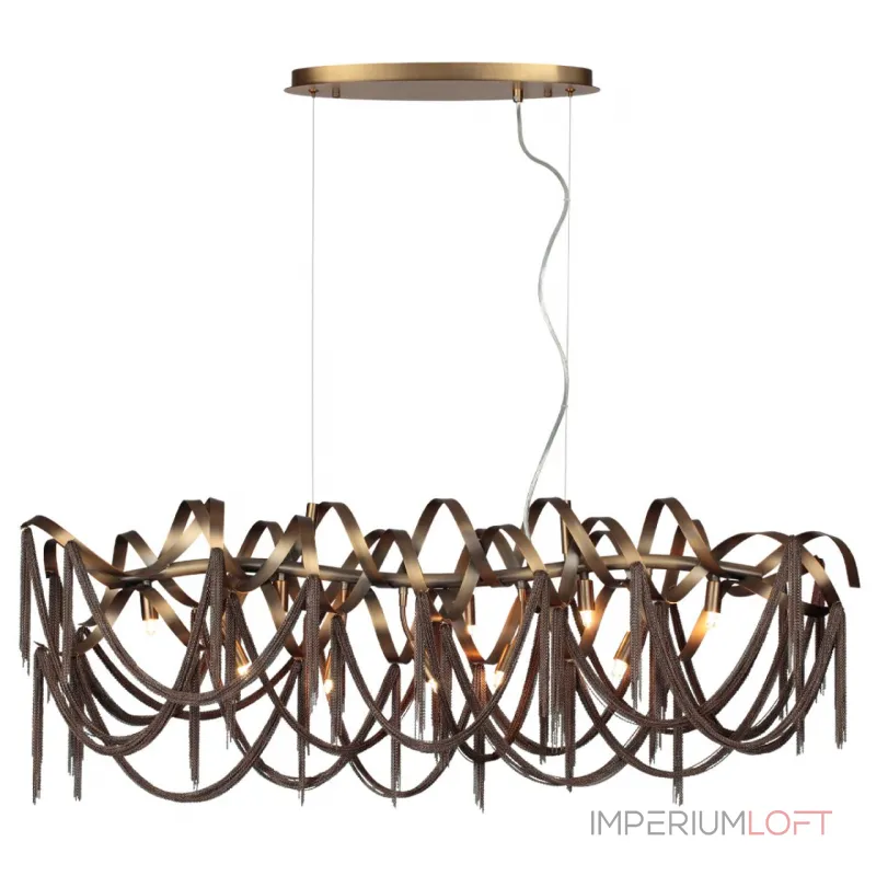Подвесная люстра Odeon Light HALL ODL24 397 5066/10 G9 10*40W CHAINY 