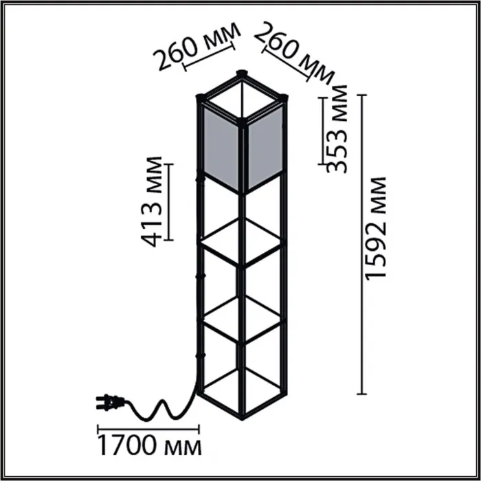 Торшер Lumion Comfi 5092/4LA от ImperiumLoft
