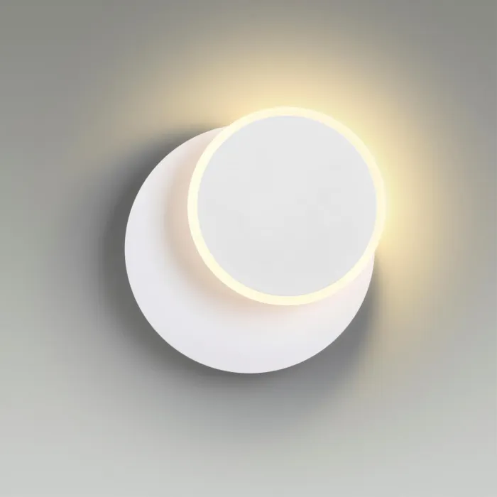 Настенный светильник Lumion LEDIO LN23 035 5626/9WL LED 9W 3000K 455Лм 220V DEVIN Белый от ImperiumLoft