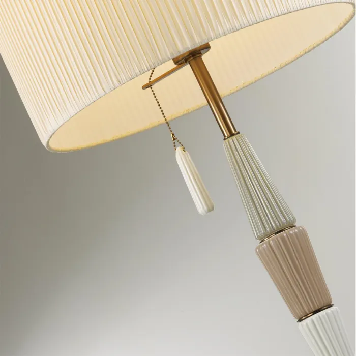 Напольный светильник Odeon Light CLASSIC ODL_EX24 77 5403/1FA E27 1*60W LATTE Белый от ImperiumLoft
