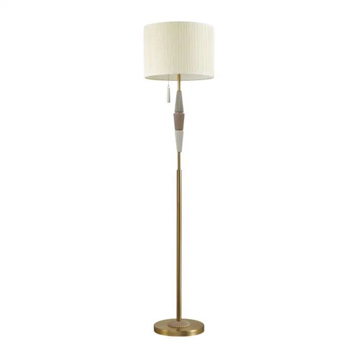 Напольный светильник Odeon Light CLASSIC ODL_EX24 77 5403/1FA E27 1*60W LATTE Белый от ImperiumLoft