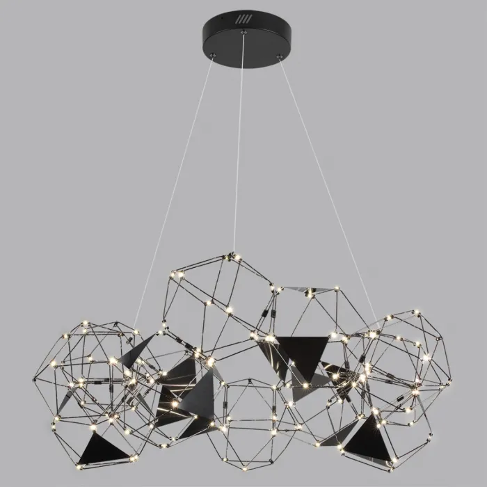 Люстра LED 56W 4000K 3360Лм TRELLIS 5087/56L L-VISION ODL25 Черный от ImperiumLoft