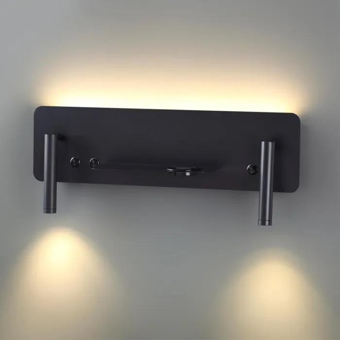 Настенный светильник Lumion LEDIO LN23 057 5683/10WL LED 10W 3000K 700Лм 220V COSI Чёрный от ImperiumLoft
