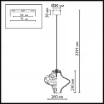 Подвесной светильник Odeon light L-vision 5108/3LA