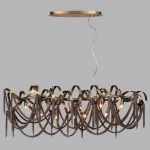 Подвесная люстра Odeon Light HALL ODL24 397 5066/10 G9 10*40W CHAINY 