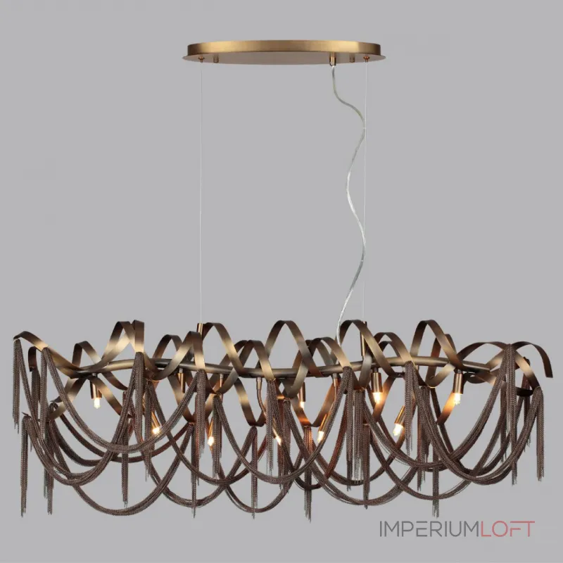 Подвесная люстра Odeon Light HALL ODL24 397 5066/10 G9 10*40W CHAINY 