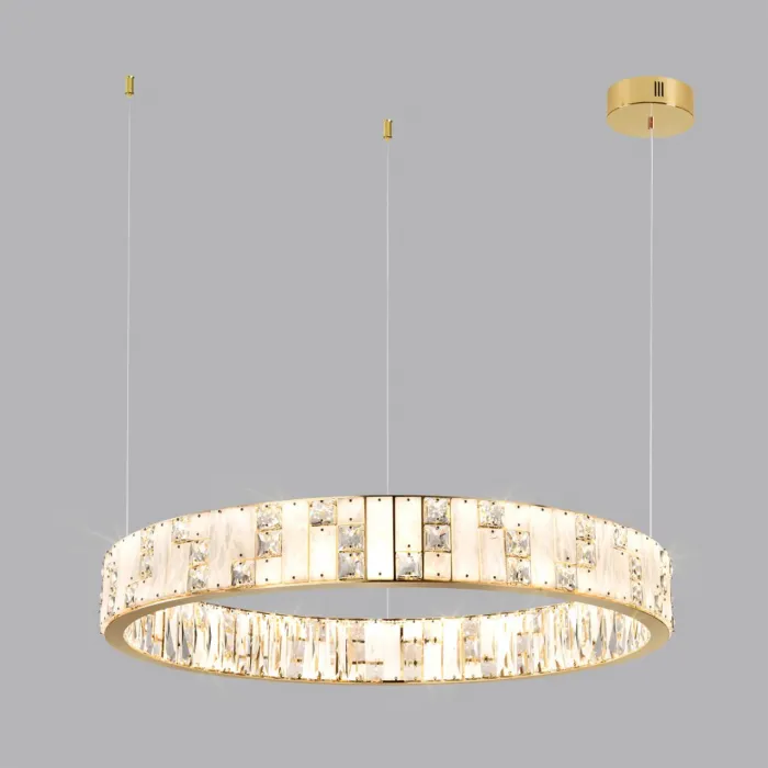 Люстра Odeon LightHALL ODL24 495 5072/100L LED 100W 3700K CROSSA Белый от ImperiumLoft