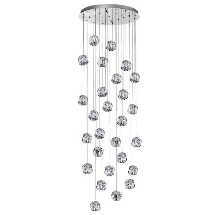Люстра каскадная LED 120W 4000K 6000Лм JEMSTONE 5084/120L L-VISION ODL25 Хром от ImperiumLoft