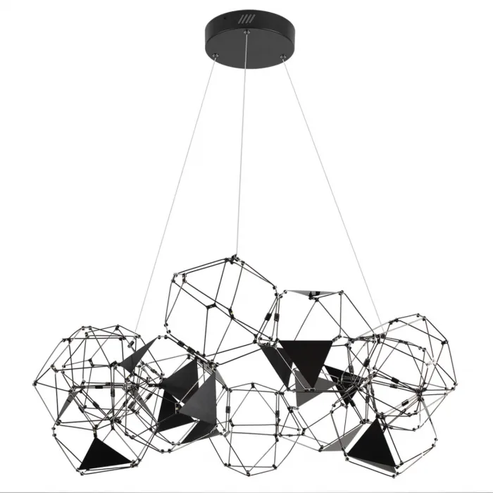 Люстра LED 56W 4000K 3360Лм TRELLIS 5087/56L L-VISION ODL25 Черный от ImperiumLoft