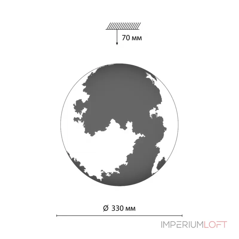 Настенно-потолочный светильник Sonex ЛУНА 3084/CL Настенно-потолочный светильник Sonex ЛУНА 3084/CL