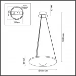 Подвесная люстра Odeon Light Hightech 7047/41L