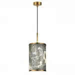 Подвесной светильник Odeon Light MODERN ODL24 404 5064/1A E27 LED 1*10W BERGI Серый