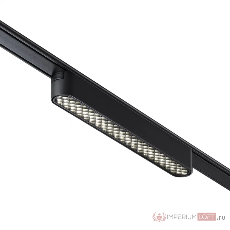 Трековый светильник SMAL Novotech SHINO NT23 047 359246 IP20 LED 12W 48V 720Лм 3000К SMAL Чёрный от ImperiumLoft