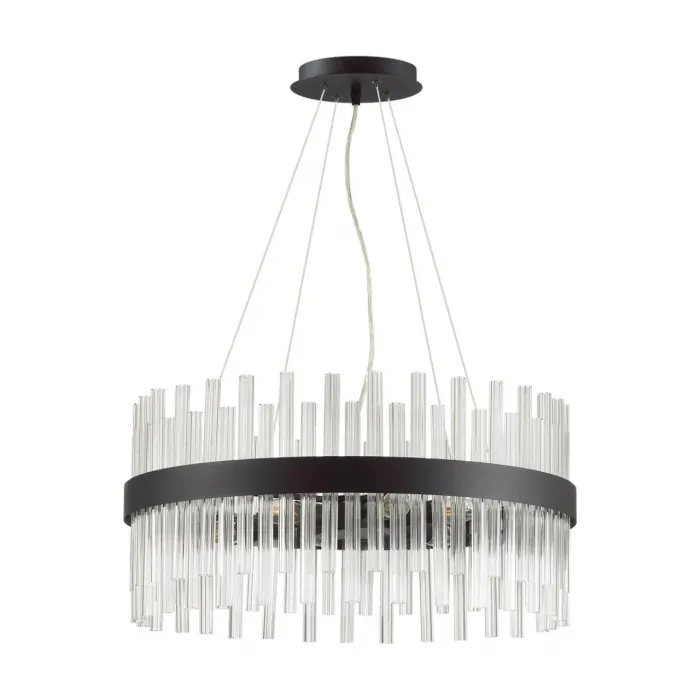 Люстра E14 6*40W 220V MITSUKO 5272/6 MODERNI LN23 149 Черный от ImperiumLoft