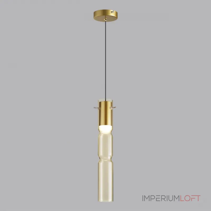 Подвесной светильник Odeon Light PENDANT ODL24 323 5059/5LA LED 5W 3000K SCROW Жёлтый