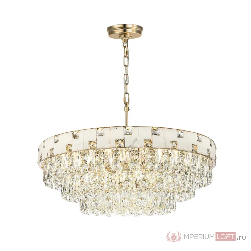Люстра Odeon Light HALL ODL24 49 5076/21 E14 21*40W CHESSI Белый от ImperiumLoft