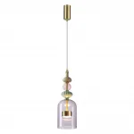 Подвесной светильник Odeon Light L-VISION ODL24 299 5045/12LA LED 12W 4000К 1400Лм PALLETA Фиолетовый