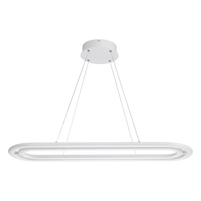 Светильник подвесной диммируемый, с пультом ДУ Novotech OVER NT23 159 359172 IP20 LED 4000К 116W 220V ONDO Белый от ImperiumLoft